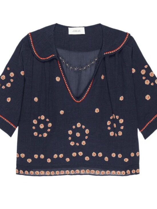 THE GREAT. Tops - THE GREAT. beaded sailor top